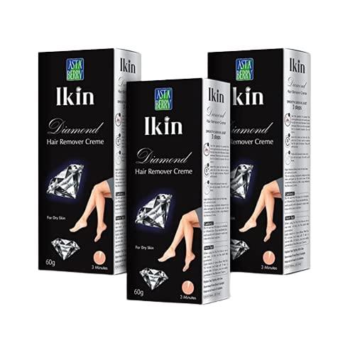 Generic Hi Fa Skin Hair Remover Cream Diamond (Pack of 03) Hair Removal Cream for Women for All Skin types | 2x Longer Lasting Smoothness than Razors