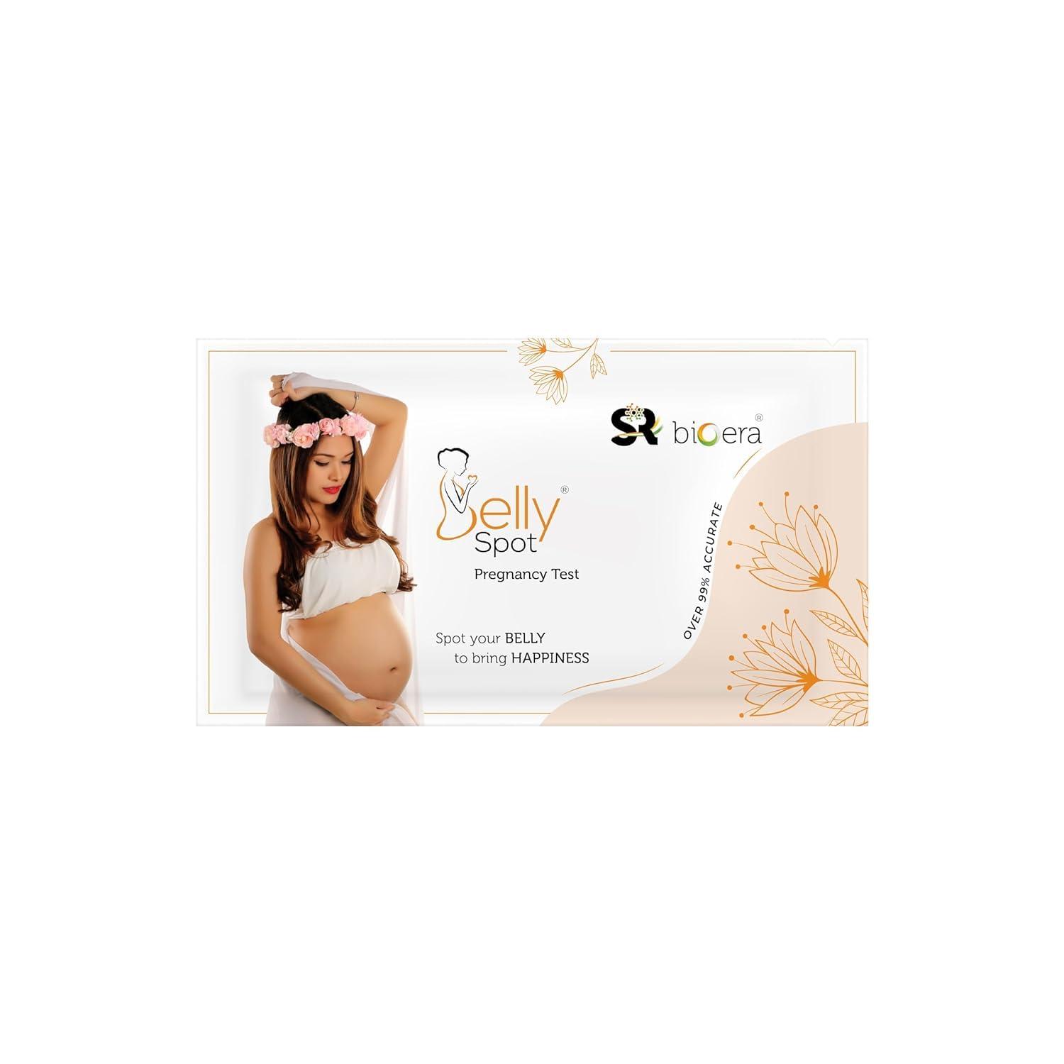 Belly Spot Belly Spot Pregnancy Test Kit | Quick results | One Step Process (Pack of 1)