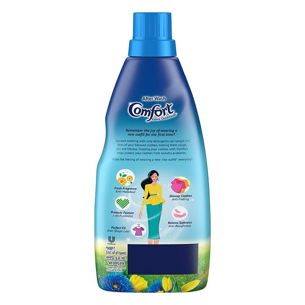 Comfort Comfort Morning Fresh Fabric Conditioner 860 mL | After Wash Liquid Fabric Softener | Softness, Shine & Long Lasting Freshness (Pack of 2)