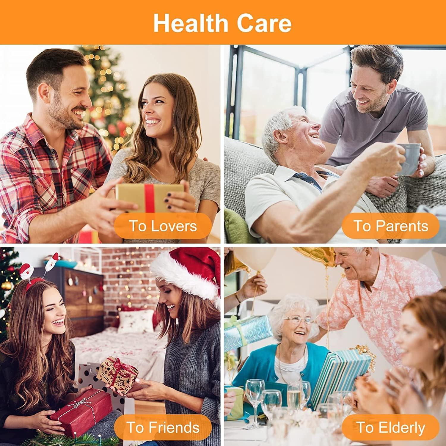 V R ENTERPRISE Heated Knee Brace Wrap, Knee Heating Pad for Arthritis Pain Relief, Electric Heat Knee Support with 3 Temperature Control Thermal Therapy for Joint Soreness, Swelling,