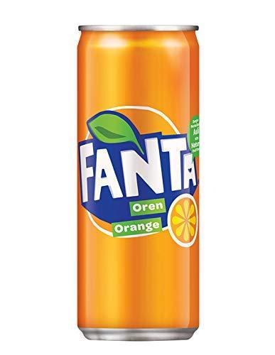 Fant Fant ChefsNeed Fantaa Orange Flavour 320ml , Pack of 12 Cans (Imported Product)
