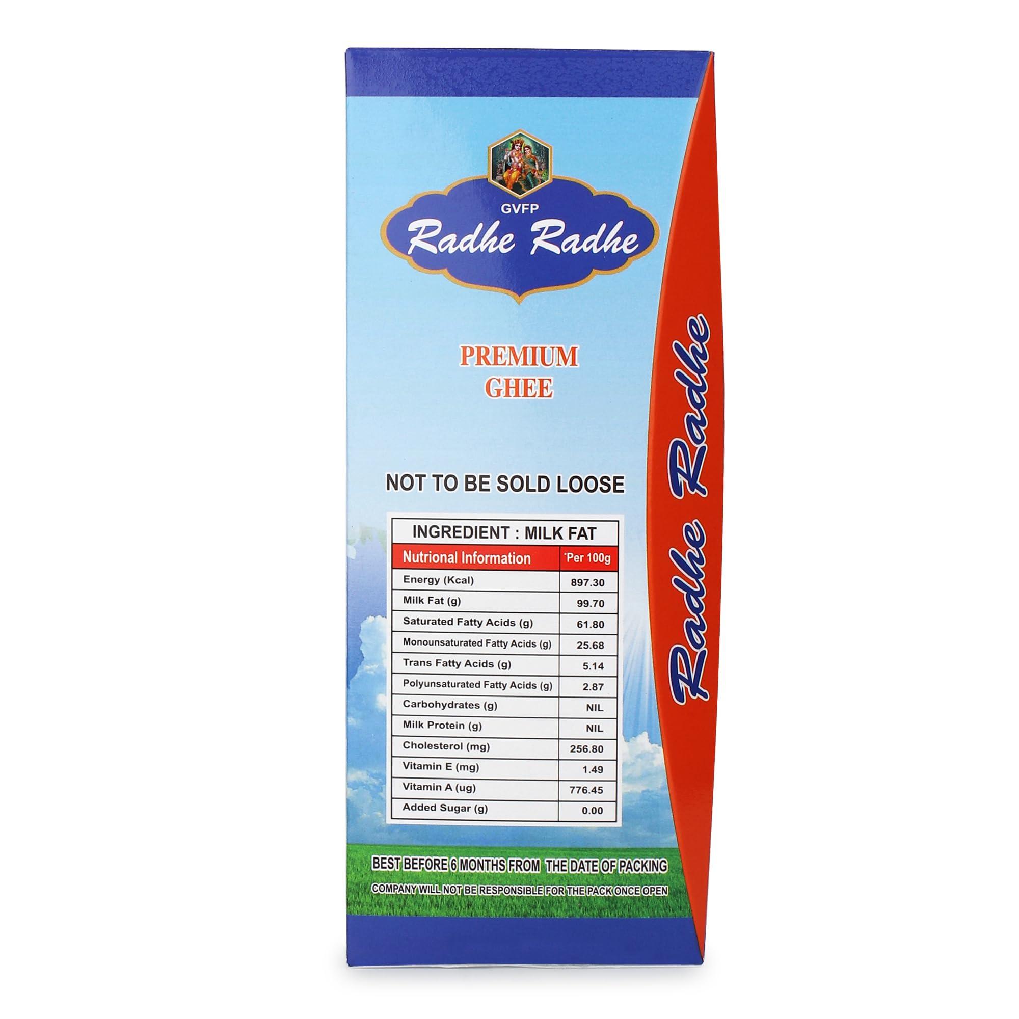 GVFP RADHE RADHE GVFP Radhe Radhe Premium Desi Ghee | Rich aroma and taste |Good For Health