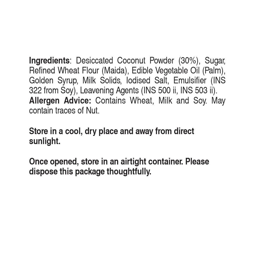 Unibic UNIBIC Danish Coconut Cookies, 900g | Pack of 03