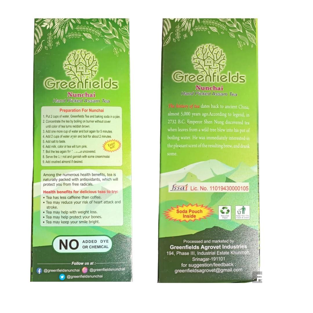 Generic Greenfields Nunchai | Noon Chai | Kashmiri Pink Tea | 500g pack