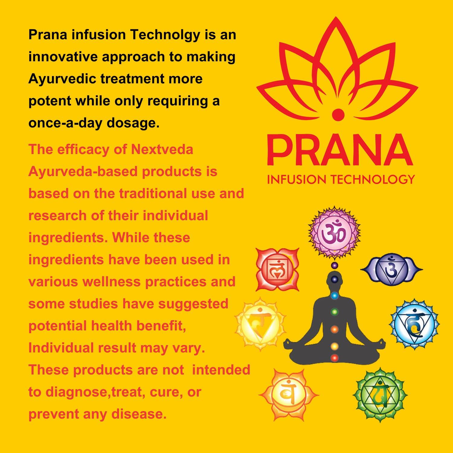 next veda Nextveda Ayurvedic Brain Fuel Food Supplement Spray Concentration (30ml) | Prana Infusion Technology Made Natural Oral Spray For Enhanced Focus | Memory Retention