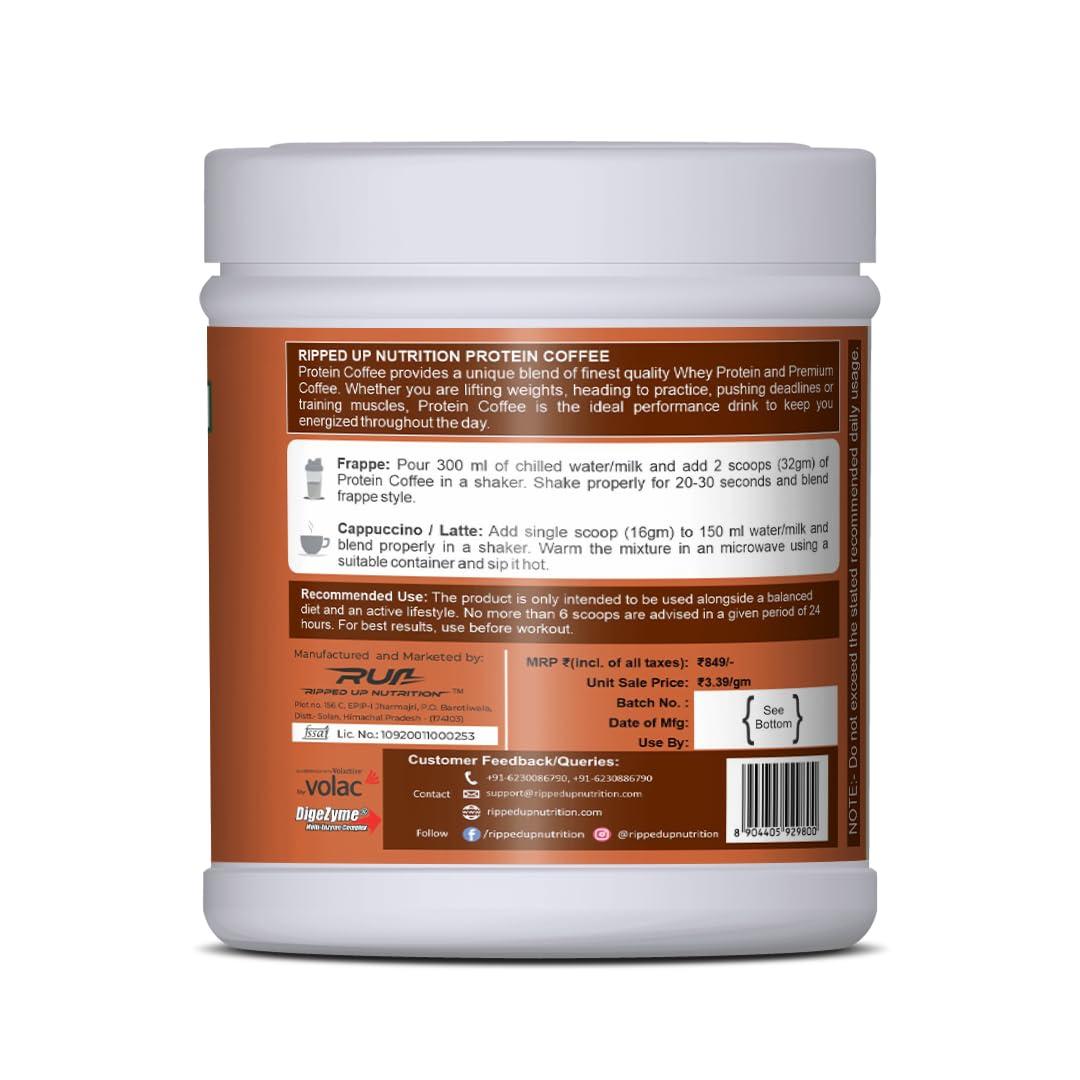 Ripped Up Nutrition Ripped Up Nutrition- Protein Coffee (Hazelnut, 250gm)