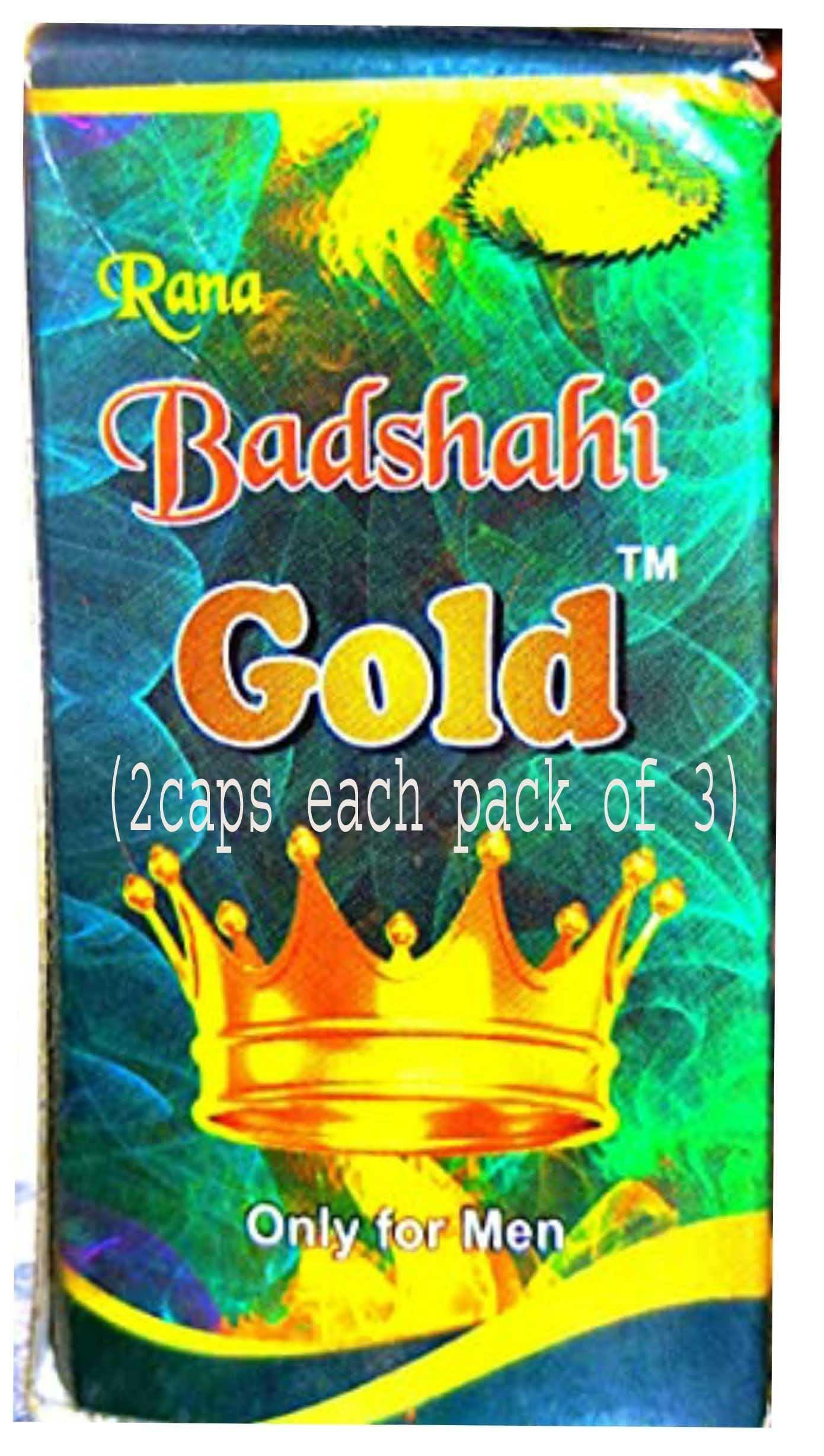 RANA HERBAL RH BADSHAHI GOLD CAPSULE (2 Capsule each pack of 3)