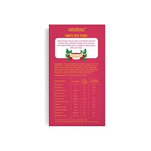 INDICUP Indicup Tomato Soup Instant Premix , Pack of 1- 10 sachets, Instant soup premix, Refreshing taste,