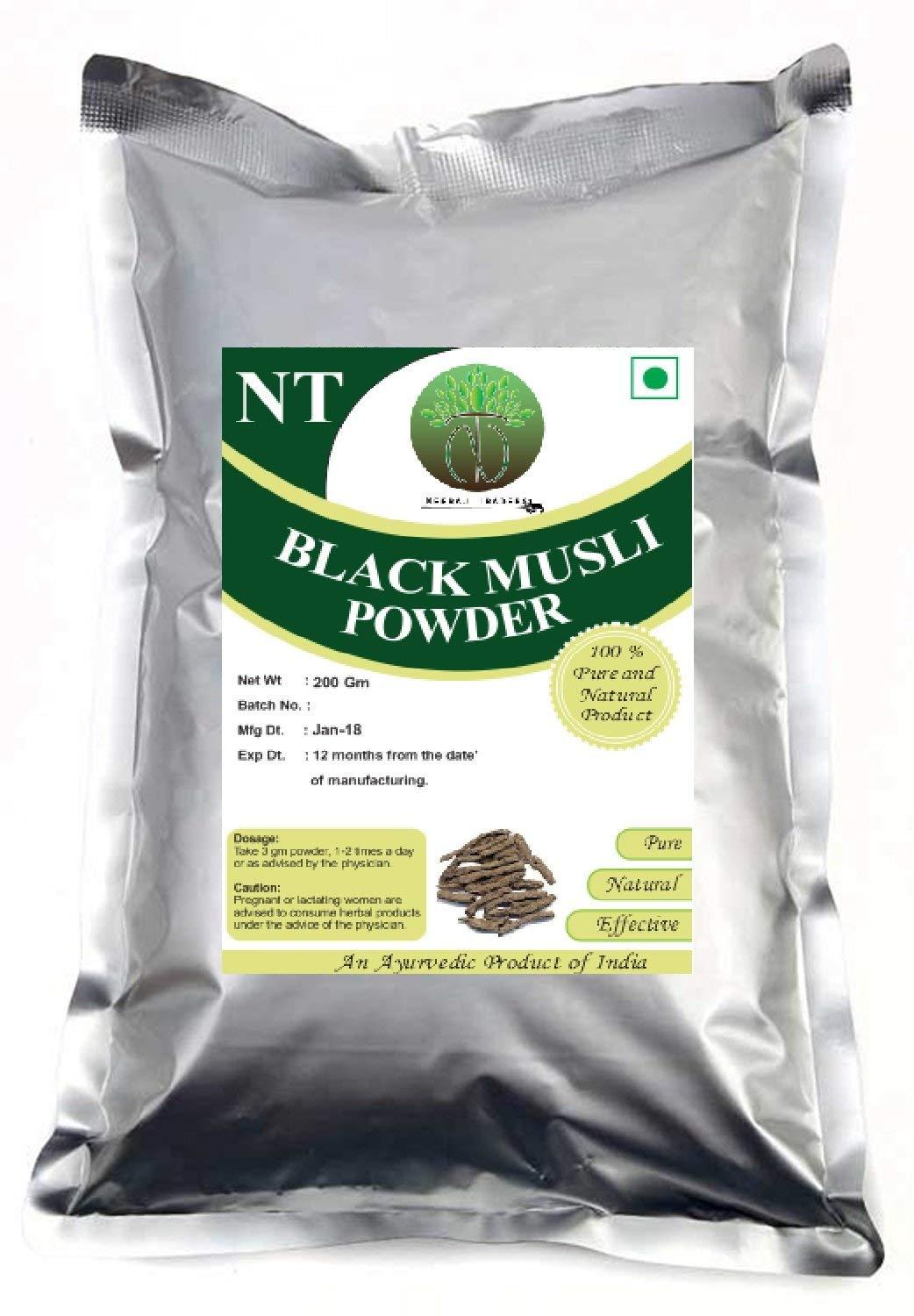 NEERAJ NEERAJ - Kali Musli Powder|Curculigo orchiodes Powder|Black Musli Powder| 200 Gm