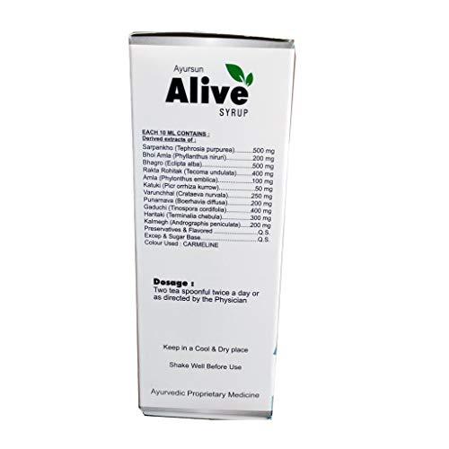 Generic AYURSUN ALIVE SYRUP PACK OF 3-200 ML