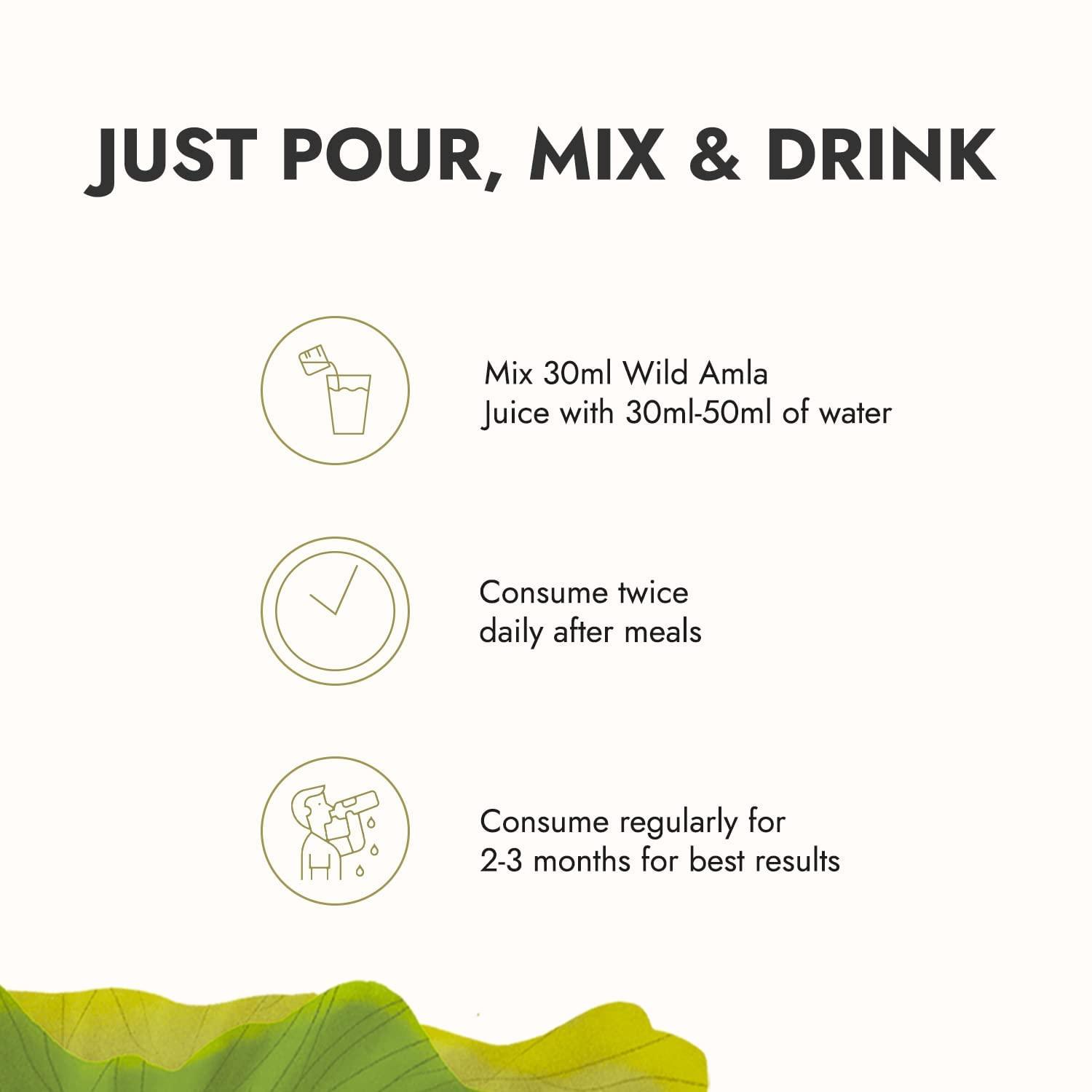 Kapiva Kapiva Amla Juice 1 ltr + Kapiva Bhringraj Hair Nourish Oil 200 ml