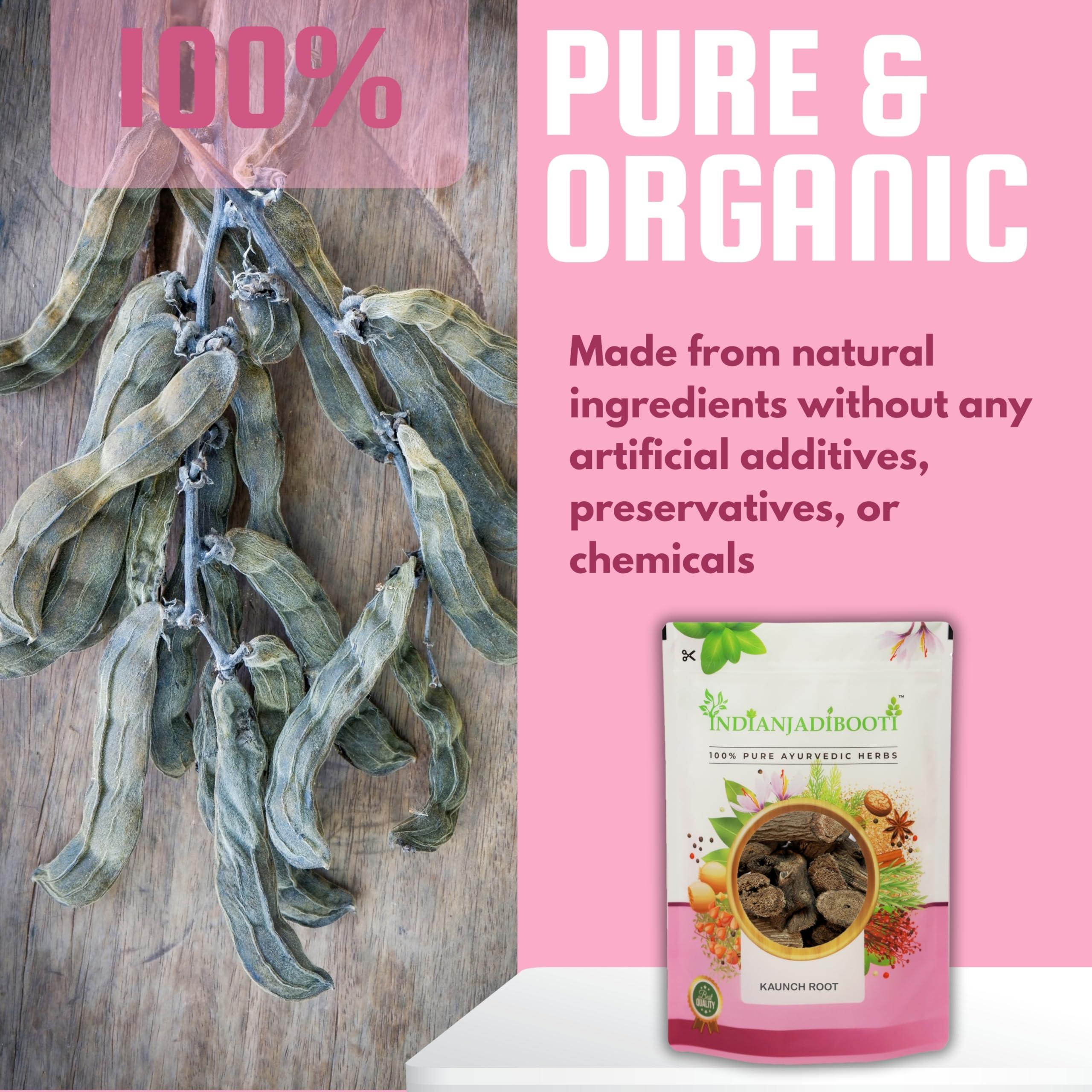 IndianJadiBooti IndianJadiBooti Kaunch Root | Mucuna Root | Mucuna Pruriens | Kaunch ki Jad | Konch ki Jadd | Kounch Jadd | Cowhage | Kaunch mool root jad | 400 Grams Pack