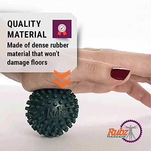 Due North Due North Foot Rubz Foot Hand and Back Massage Ball, Relief from Plantar Fasciitus, Green