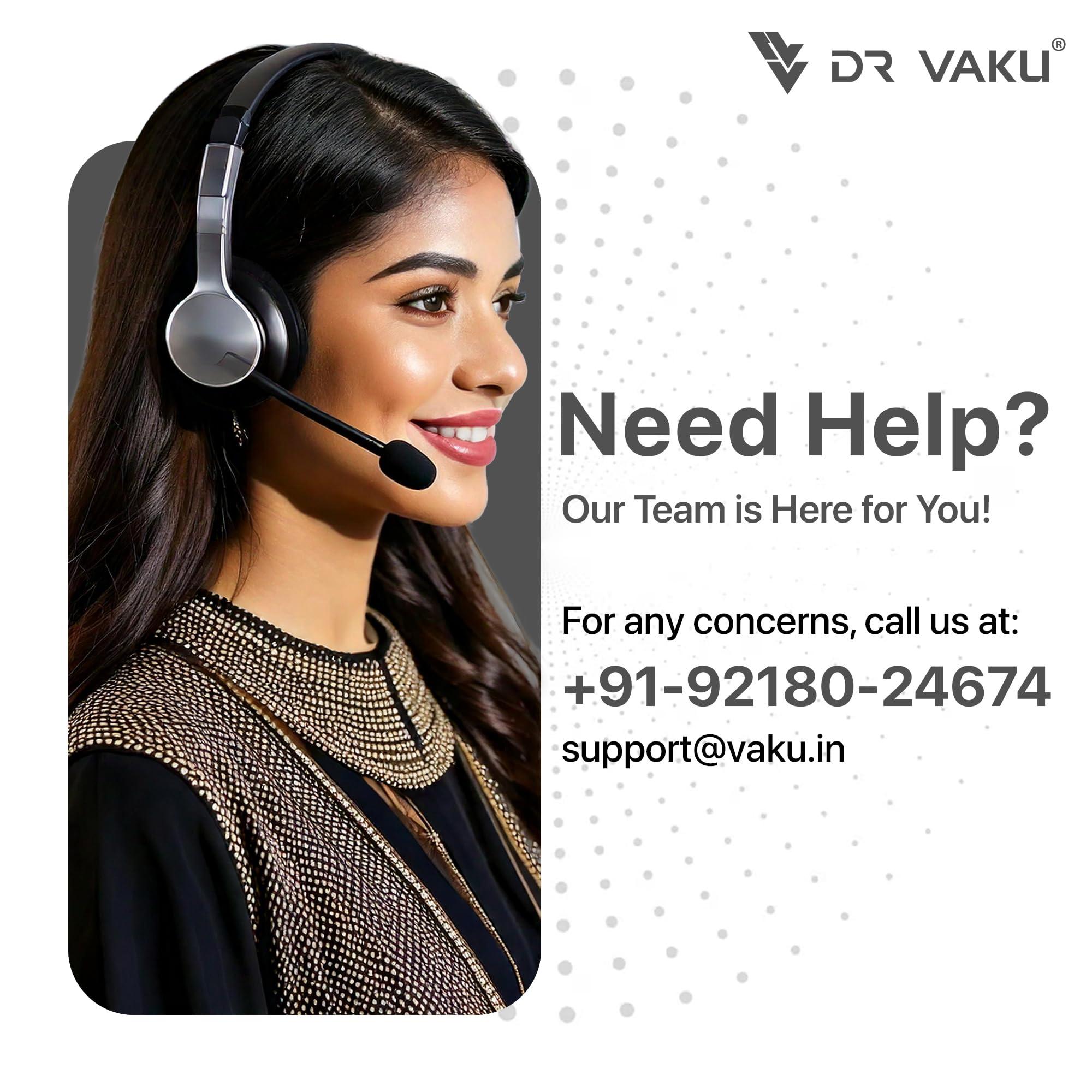 DR VAKU DR VAKU Swadesi Non-Contact Infrared Digital Temperature Gun, No Touch Forehead Thermometer for Baby, Readings Resolution Infrared Thermometer, Multi-Purpose, Wide Range [With Free Battery]- White