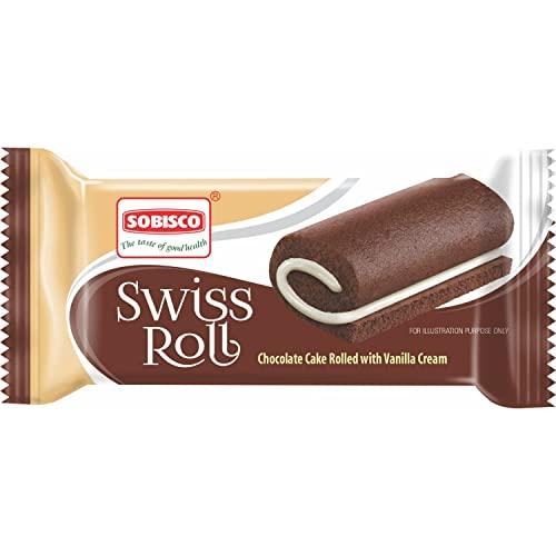 SOBISCO the taste of good health SOBISCO Assorted Swiss Roll 35gm (Pack of 36)