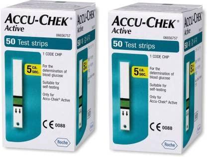 Accu-Chek Accu-Chek Active Strips (Active 50 (Pack of 2))