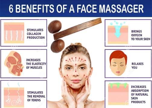 AB CRAFT AB CRAFT Wooden face massager (5x3 In) Wooden jimmy massager (5 In) Wooden Wooden 10 wheel Roller Massager Acupressure Back Massager set of 3