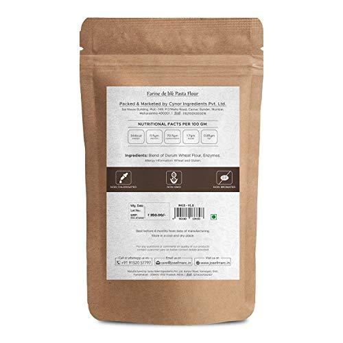 JOSEF MARC Farine De Bl'e Pasta Flour, 1Kg - Italian Pasta Flour, Durum Wheat Flour, Semolina Type Pasta Flour I Unbleached I Non GMO I Non Chlorinated