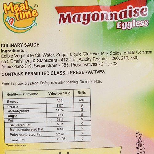 Meal Time Meal Time Mayonnaise (Eggless), 1 Kg