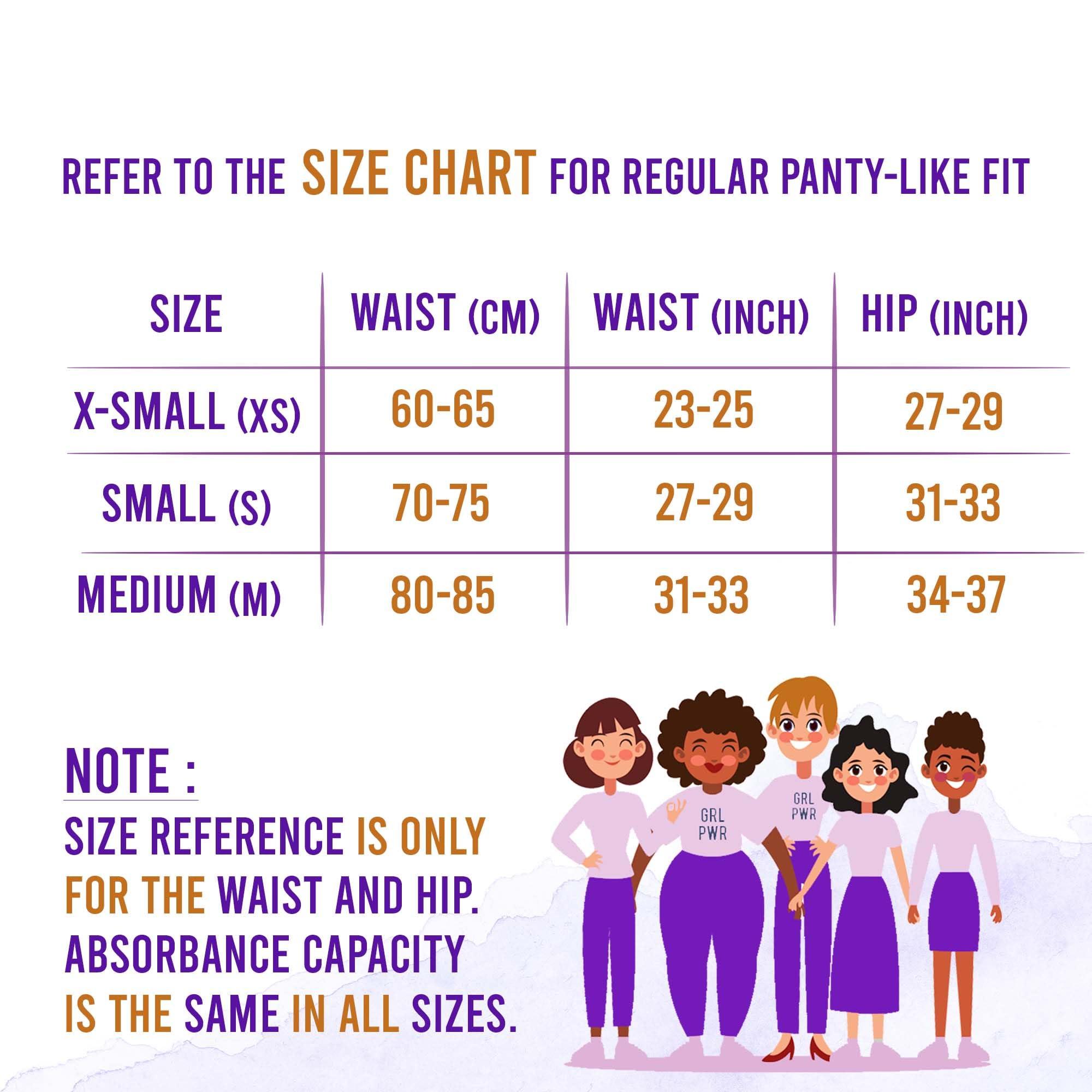 Trawee (Disposable Underwears) Trawee Period Kit for School Girls | Disposable Menstrual Panties for High Absorption & liners | Leak-Proof | No Show-Stain-Wetness | Ideal for long School-hours for Hygiene & Protection (L, 8)