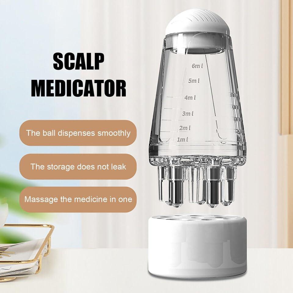 Xenos Xenos Hair Oil caps, Scalp Applicator Comb, Ball Root Comb applicator Bottle Scalp Massager Hair Growth Hair Massager for Hair Growth