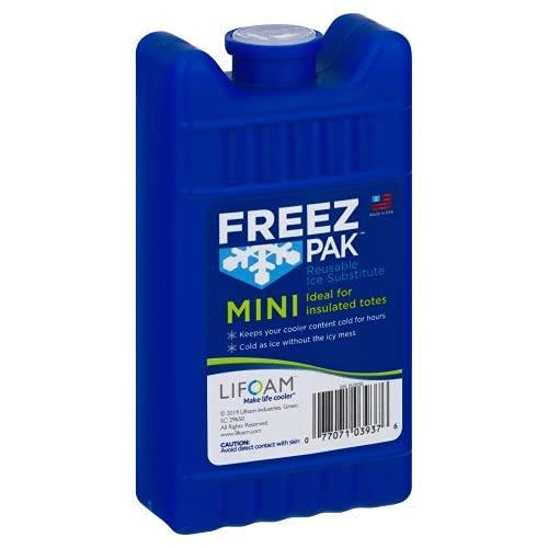 Lifoam Lifoam Mini Freez Pak 4937 Reusable Ice Pack 8.5 Ounce, Pack of 3