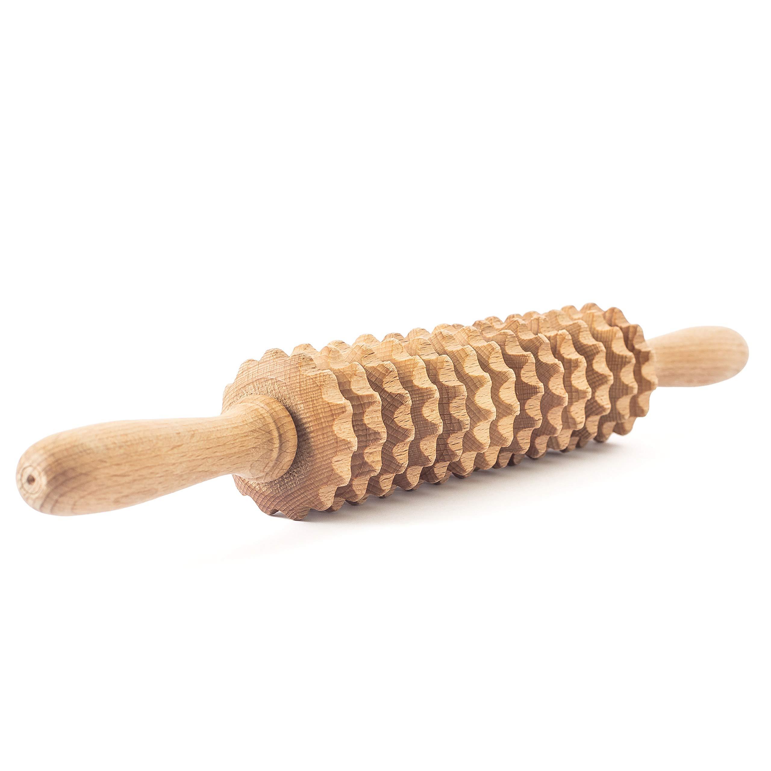 tuuli Tuuli Accessories Anti Cellulite Massage Roller Tool Massager Maderotherapy Wooden 15.7 inches