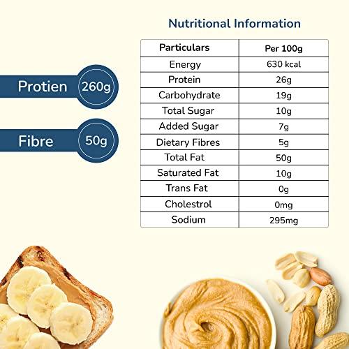 Beanut Beanut Peanut Butter Creamy is a Smart Choice From Real Roasted Pressed Protein, Non GMO, Gluten Free, Vegan And Cholesterol Free Gym, Exercise Daily Energetic-(1kg - Pack of 1)