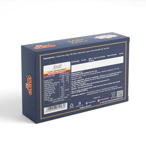 HF, SURYA SURYA 200gm KAJU KATLI | KAJU BARFI | PREMIUM INDIAN SWEET