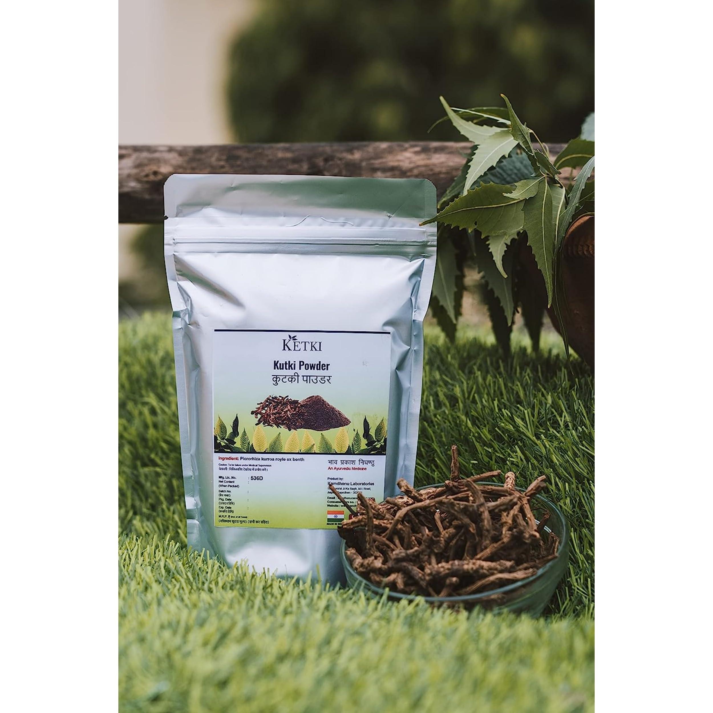 KETKI Ketki Kutki Powder | Picrorhiza Kurroa | Liver Health and Detox| Katuki powder For Digestion 250 grams