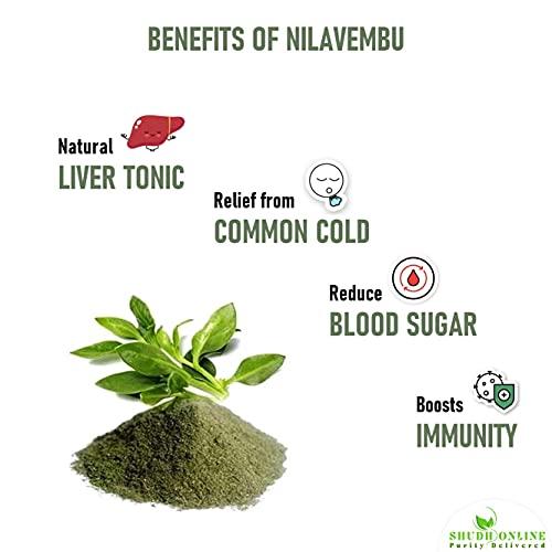 Shudh Online Shudh Online Nilavembu powder, Nelavemu, Kalmegh, Chirata (500 grams), Kirayata, Neelavembu