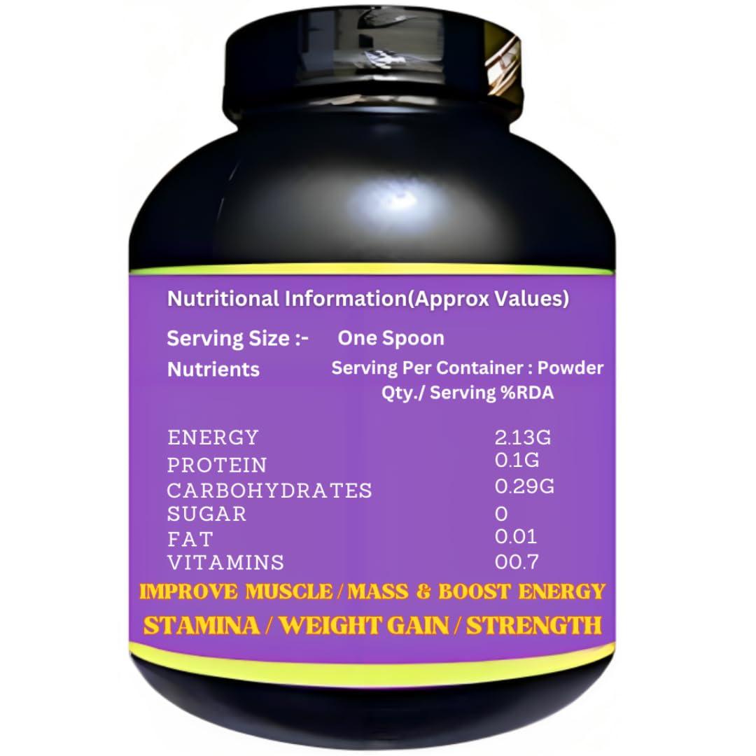 Generic Natural Weight Gainer Powder | Body Growth Strength | Muscle Gainer | Proteins | Whey Supplement | Weight Gain Powder | Flavor Chocolate | Pack of 1 | 500g