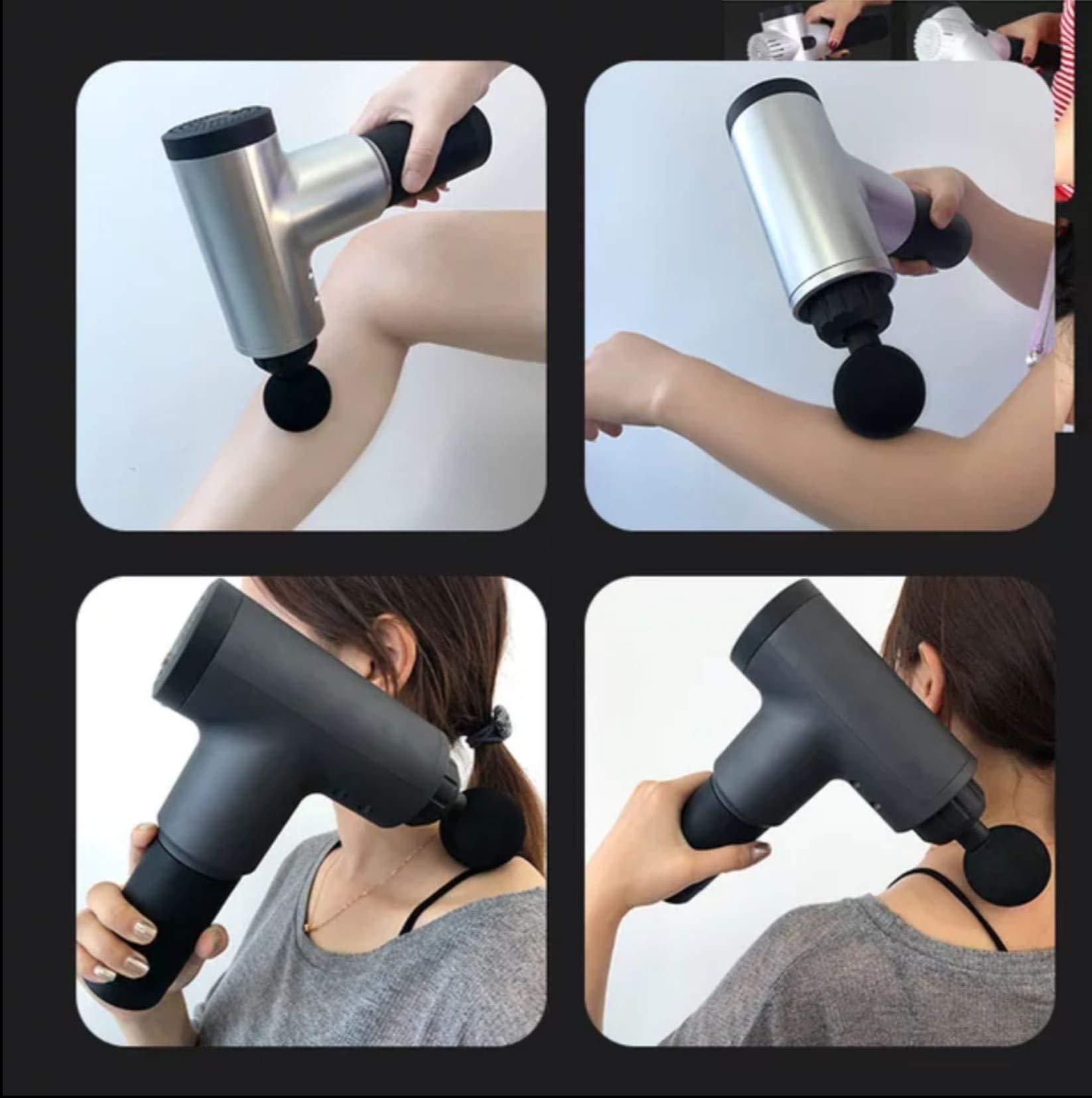 Vajin Vajin Electric 6 Speed Fascial Massage Gun (GB-820) Rechargeable Cordless Handheld Muscle Relaxation And Pain Relief Gun