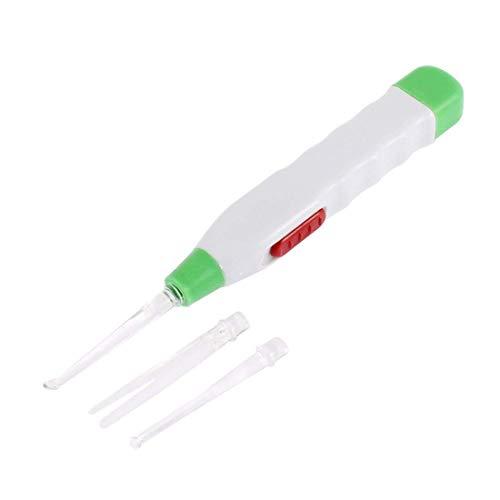 DSJ DSJ® 3 pcs Safe Ear Wax Removal Tool Ear Pick Cerumen Spoon Cleaner Curette for Kids with LED Light