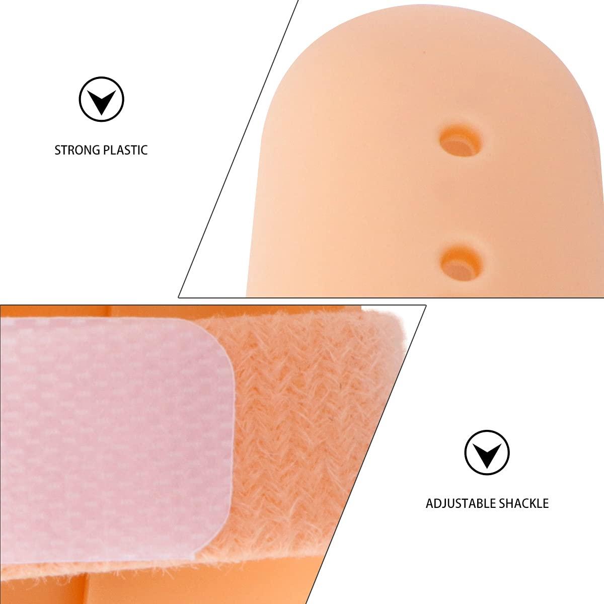 HEALLILY HEALLILY Plastic Finger Mallet Splint Finger Splint Finger Support Finger Brace Finger Straightener,Free size