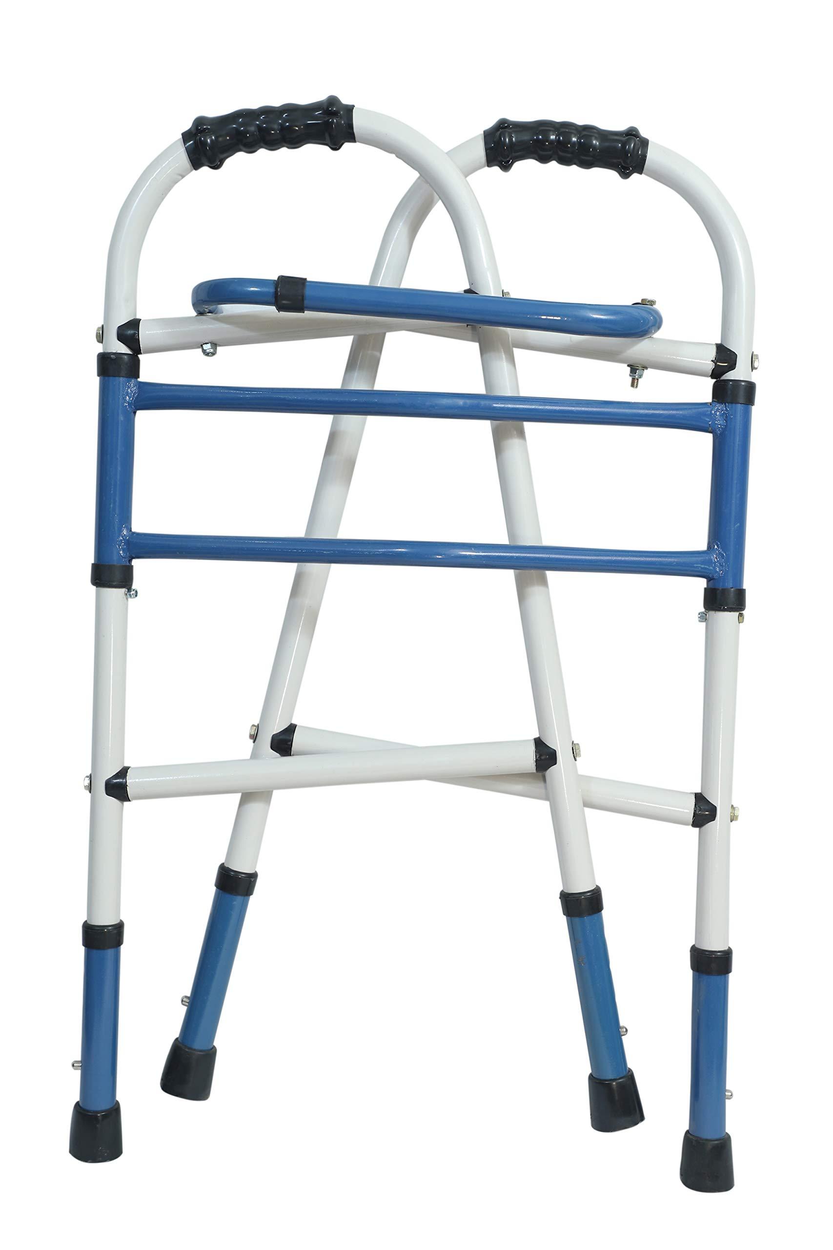 Riddan ortho care UR Care Folding Portable Walker Height Adjustable