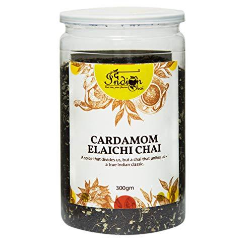 The Indian Chai The Indian Chai - Cardamom Elaichi Chai 300g, Premium Desi Chai Patti for Authentic Elaichi Flavour, Good for Digestion and Cough Cold