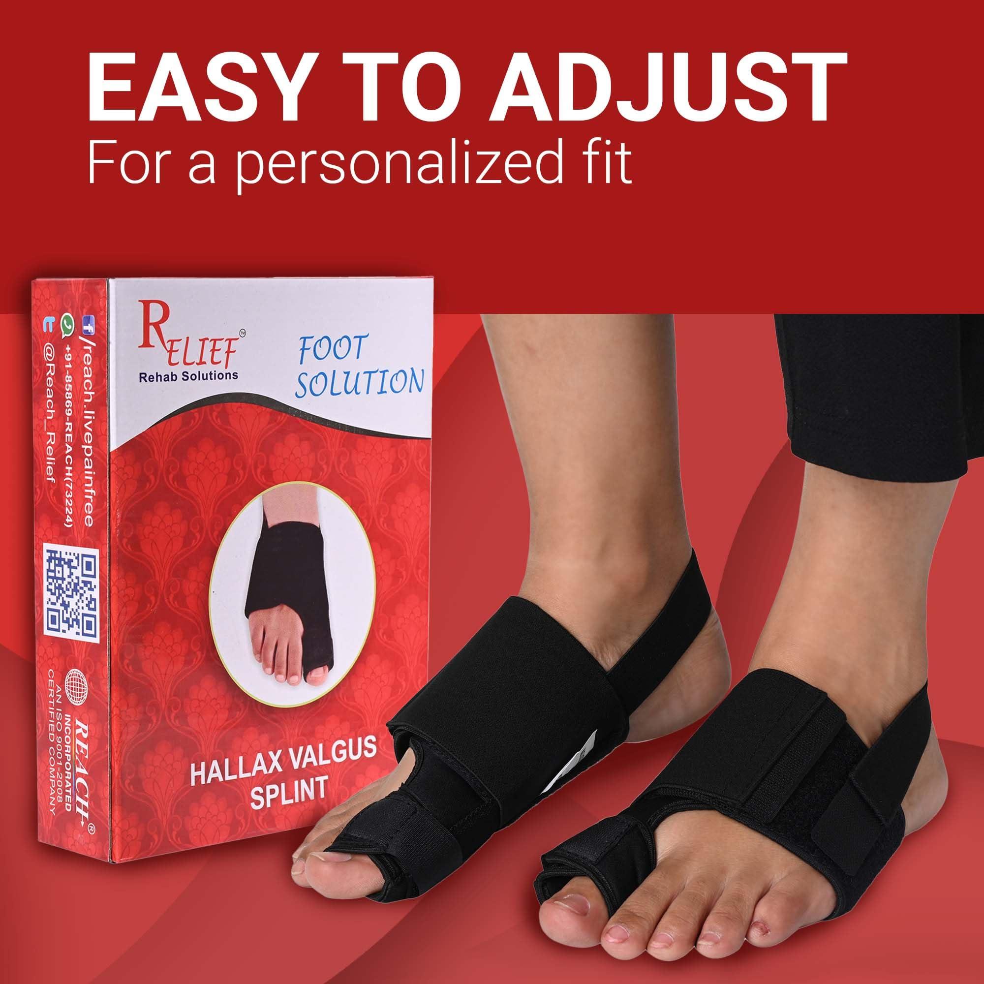 Relief Relief Hallux Valgus Bunion Aligning Splint (Medium Size - Right Foot)