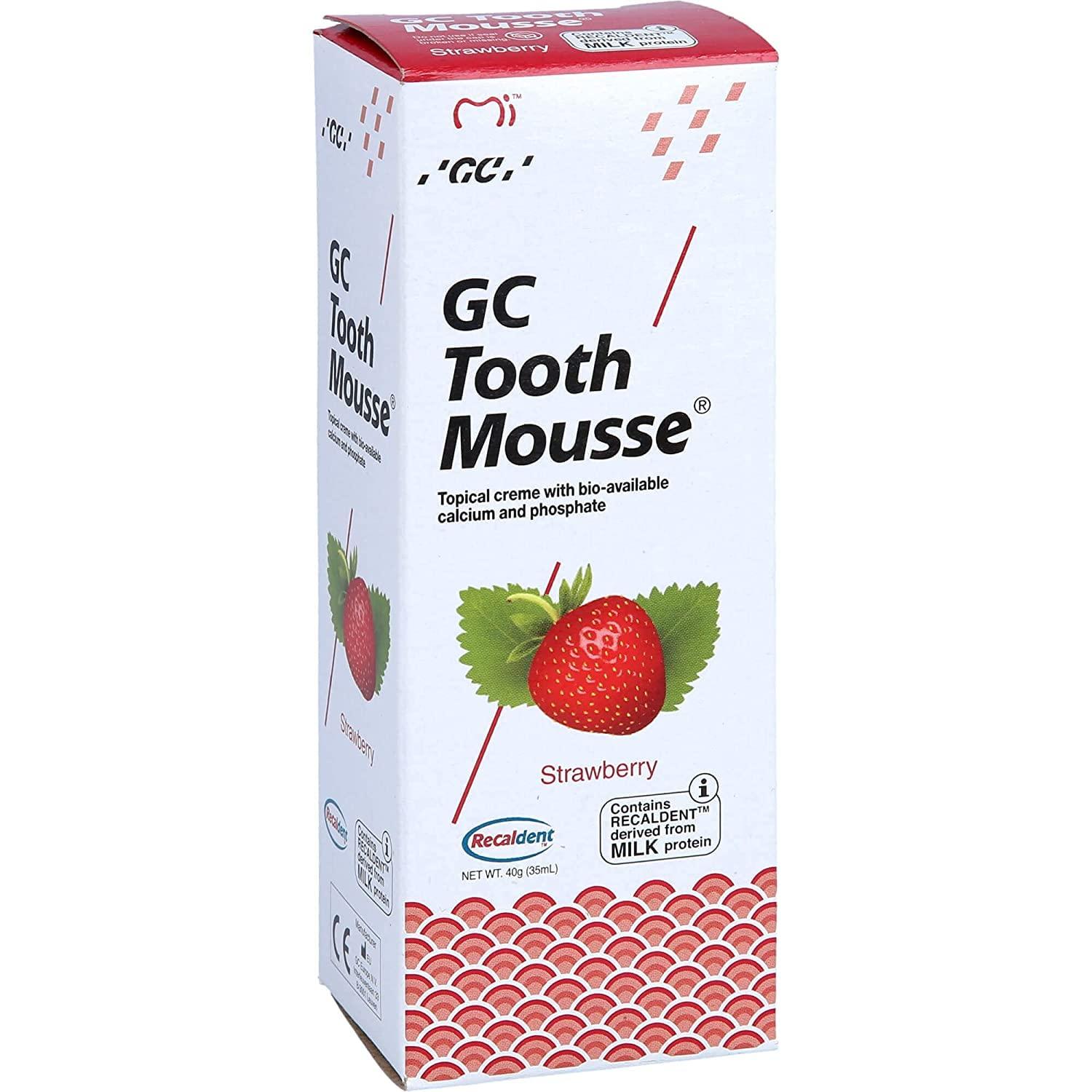 NavaFresh Basics gc tooth mousse(strawberry)40gm