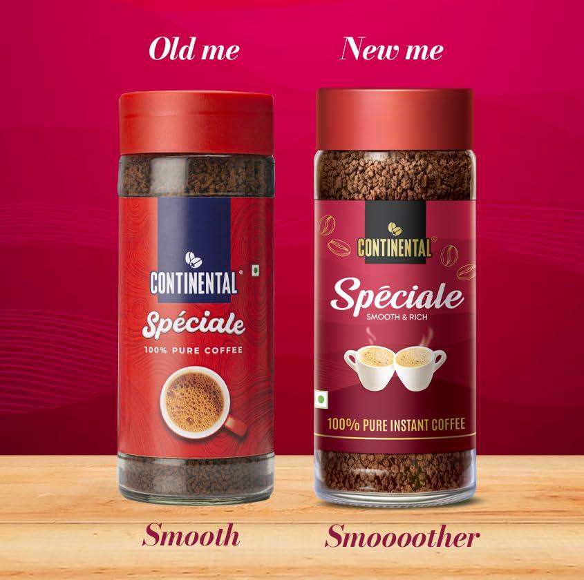 Continental Coffee CONTINENTAL SPECIALE Coffee Granules 200gm Jar | 100% Pure Instant Coffee Powder