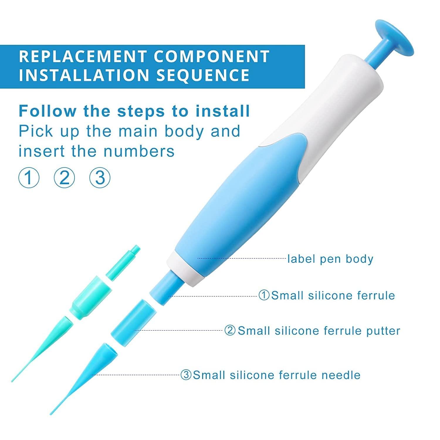 ISTARA Istara Painless Skin Tag Remover Kit 2 in 1 Skin Tag Removal with Auto Skin Tag Remover Pen with 20 Micro and 20 Regular Skin Tag Bands, Safe and Painless Remove 2mm - 8mm Skin Tags (1Pcs)