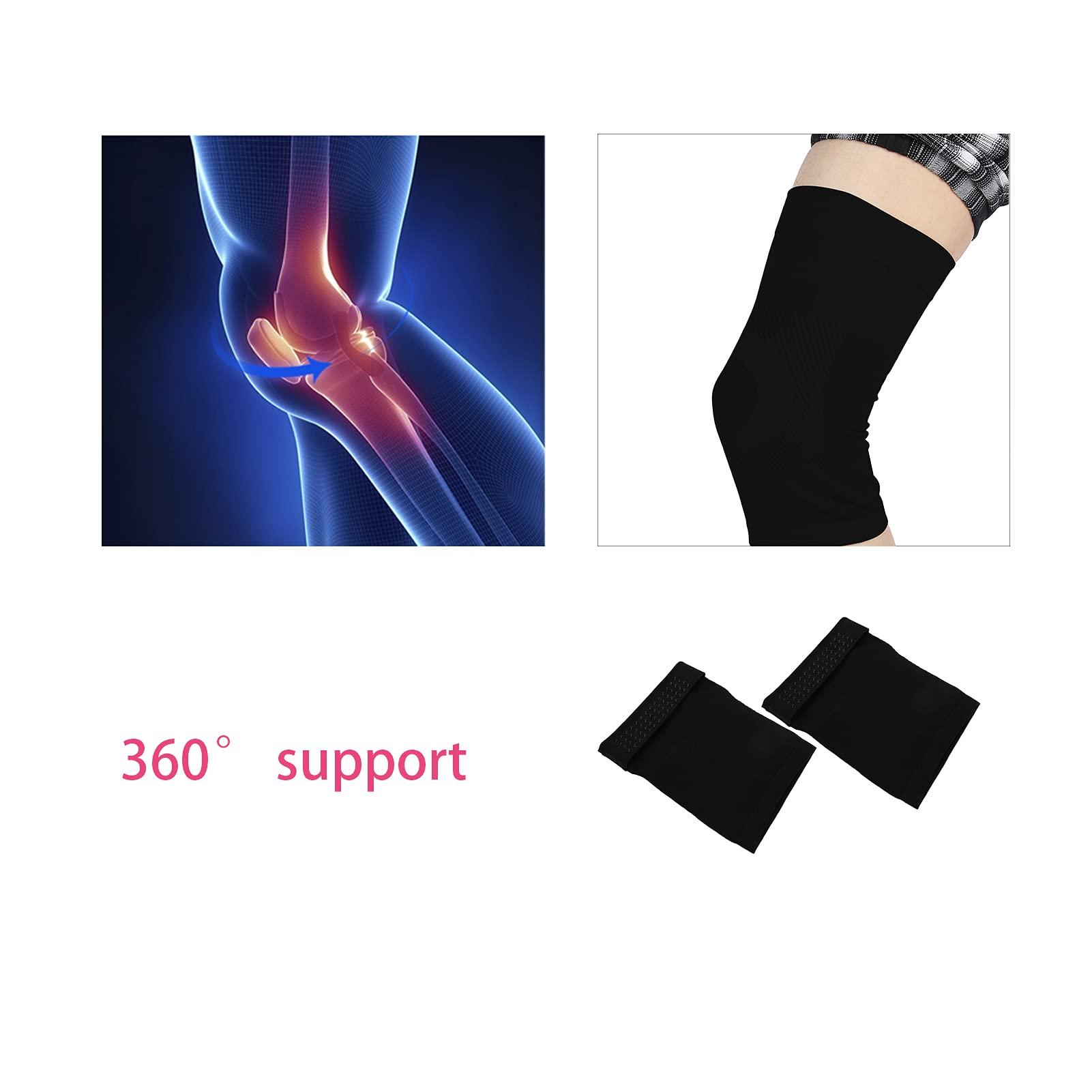 Shanrya Knee Brace Sleeve, Fits Your Knee Well Knee Sleeve High Quality Blended Material for Outdoors for Home for Life for Exercise(M)