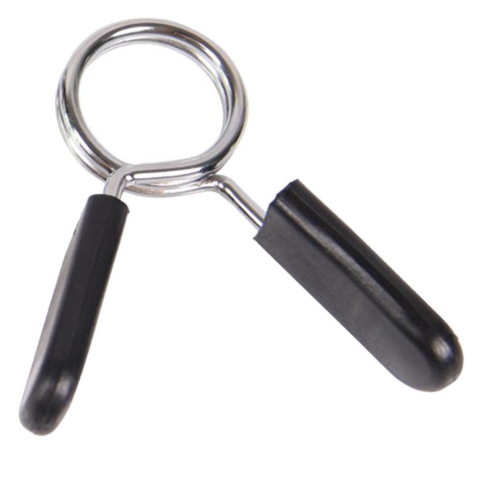 IVELECT Barbel Spring Clip Dumbbell Bar Collar Clamp Weightlifting Bar Lock 30mm