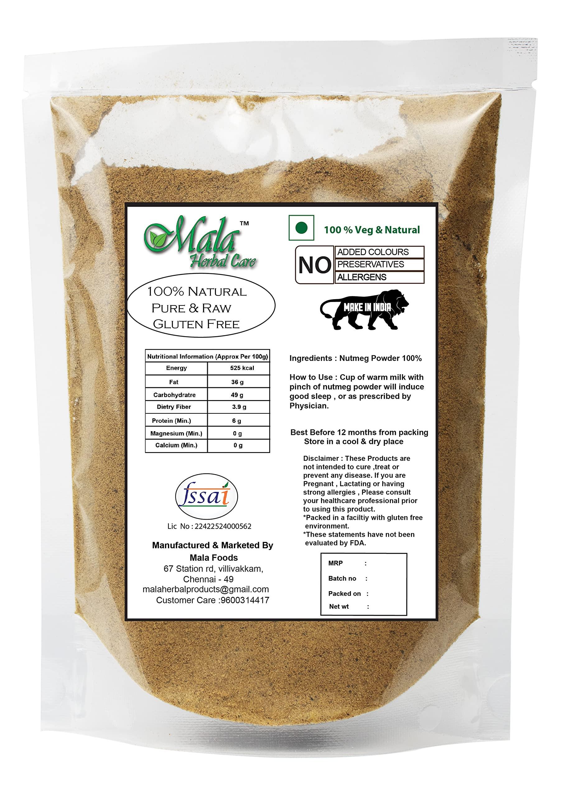 Generic MALA Jathika Powder -200 G / Nutmeg Powder / Jaiphal Powder -200 GMS