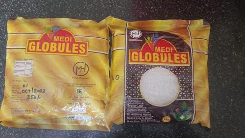 Medi Homoeo Medi Homoeo Sugar Globules Blank Pellets Plain Pills Sugar Globules Sulphur Less No For Homeopathic Medicine (1kg - 60 Size)