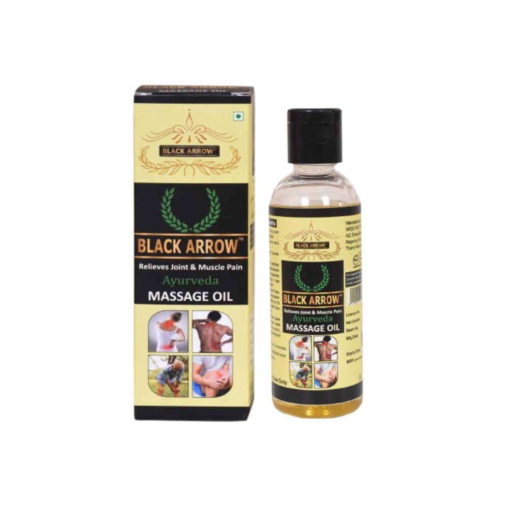 Black Arrow Black Arrow Ayurvedic Massage pain calm oil For Knee Leg, Shoulder, back & Joint pain oil - 100ml