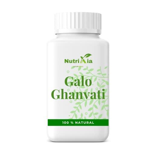 Nutrixia Food Giloy Ghanvati-Ghan Vati-Galo Ghanvati-Jiloy Vati Giloy Vati (100 Gms-330 Tablets)