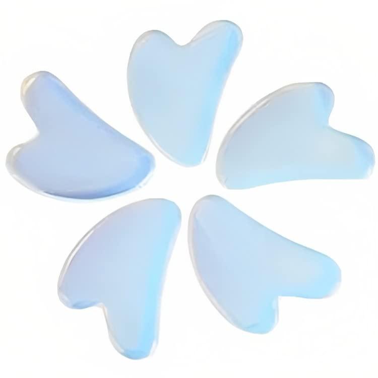 Generic SS Murti Opalite/Opel Gua Sha Board Natural Healing Stone GuaSha Tools for Facial Skincare, Anti-Aging Anti-Wrinkles, Lifting Your Face and Lymphatic Drainage