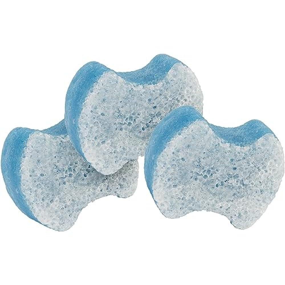 Spongeables Spongeables Pedi-Scrub Foot Buffer, Clean & Fresh Scent, Contains Shea Butter and Tea Tree Oil, Foot Exfoliating Sponge with Heel Buffer and Pedicure Oil, 20+ Washes, Pack of 3