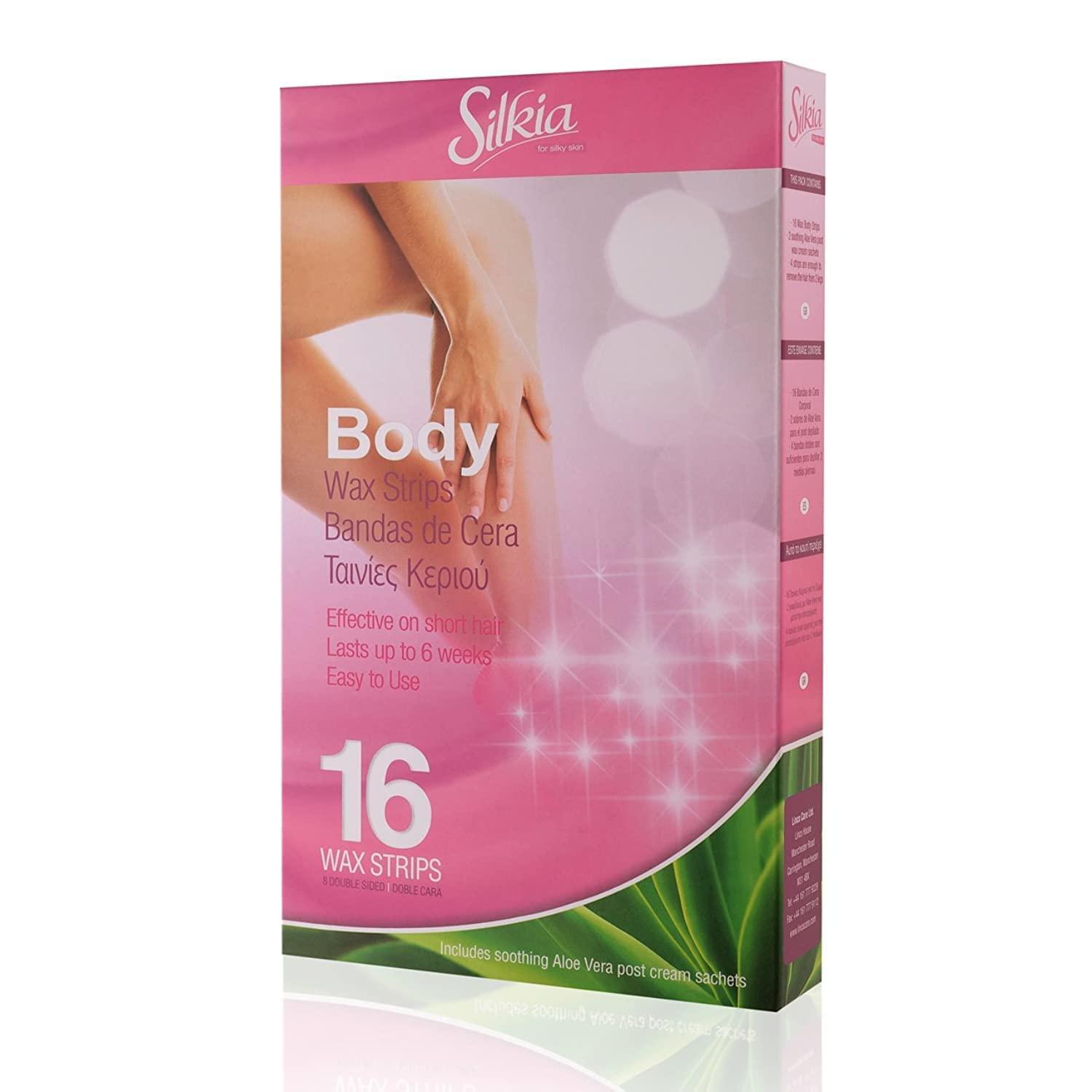 Silkia Silkia Body Wax Strips - Pack of 16